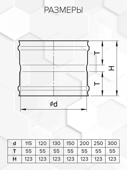 Craft HF адаптер котла ММ (316/0,8) Ф115 - 1