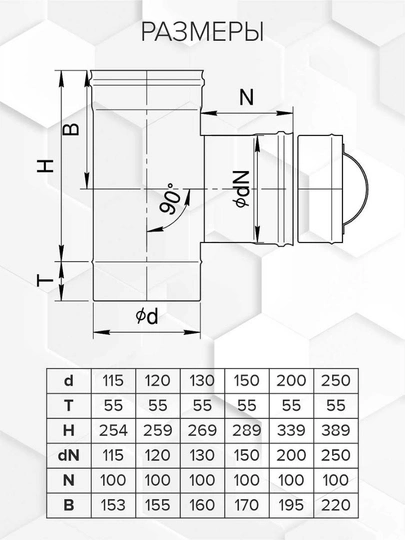 Craft HF ревизия с заглушкой (316/0,8) Ф115 - 1