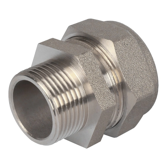 Муфта латунная IWS (M) 15 х 1/2" EF наружная резьба - 4