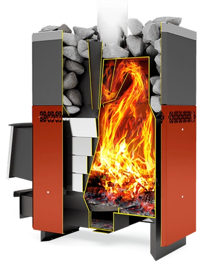 Печь для бани Теплодар Русь 12 ЛУ - 1