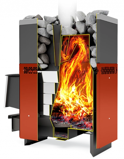 Печь для бани Теплодар Русь 18 ЛУ - 1