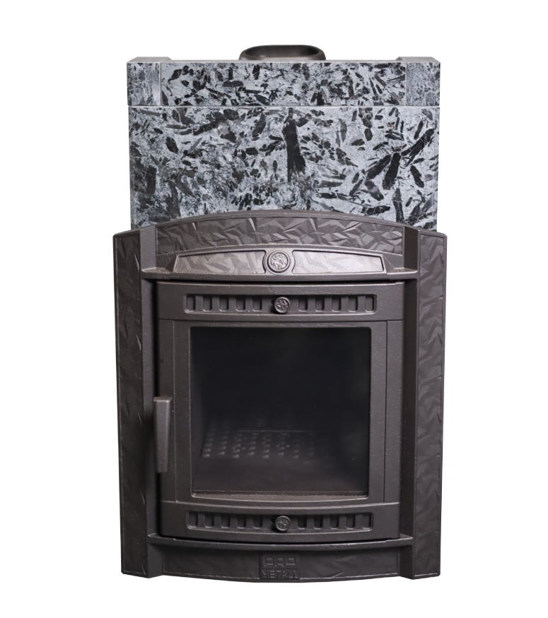 Печь банная "Атмосфера XL" в облицовке "Пироксенит Элит" - 0min