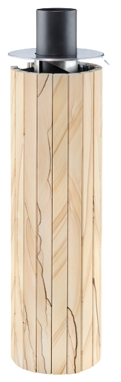 Дымоход-конвектор Ферингер "Окаменевшее дерево" цельный - 1min