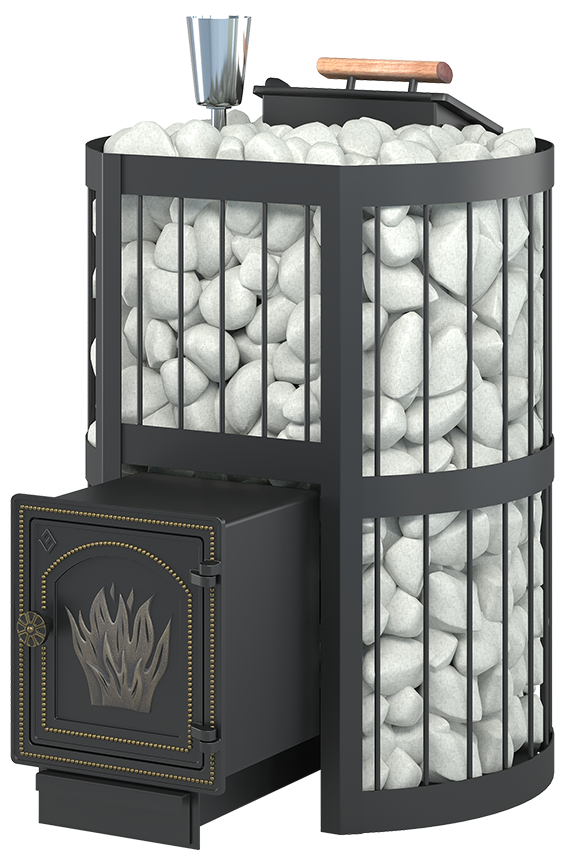 Печь для бани Везувий Ураган Стандарт 16 (ДТ-4) - 0min