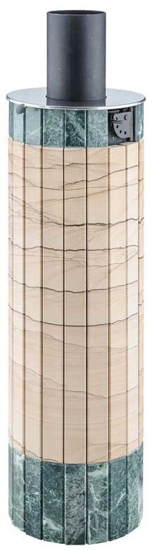 Дымоход-регистр Ферингер "Окаменевшее дерево" перенесенный рисунок + Змеевик - 0min