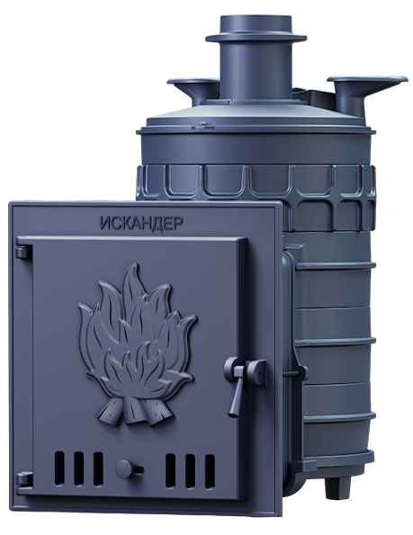 Чугунная печь для бани Искандер ЗК 25 - 0min