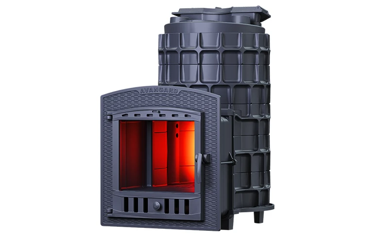 Чугунная печь для бани AVANGARD ЗК 35 (П2)