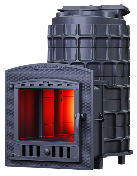 Чугунная печь для бани AVANGARD ЗК 35 (П2) - 0min
