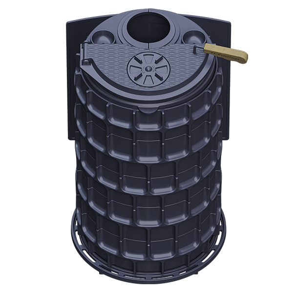 Чугунная печь для бани AVANGARD ЗК 35 (П2) - 2min