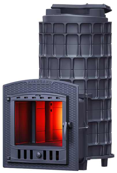 Чугунная печь для бани AVANGARD ЗК 40 (П2) - 0min