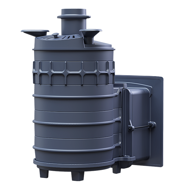 Чугунная печь для бани Искандер ЗК 25 (М) - 1min