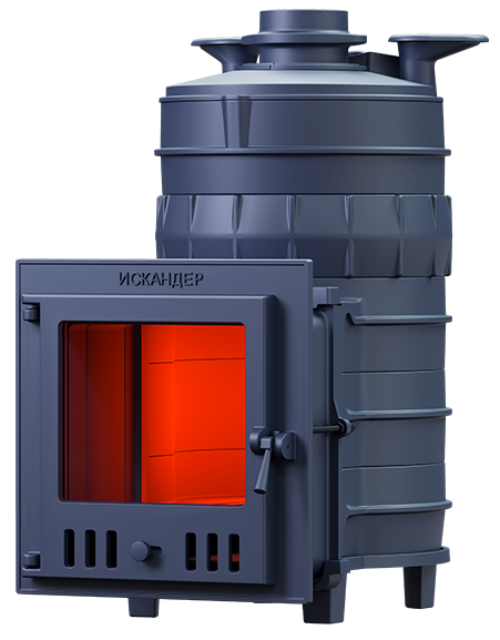 Чугунная печь для бани Искандер ЗК 25 (М) Pro - 0min