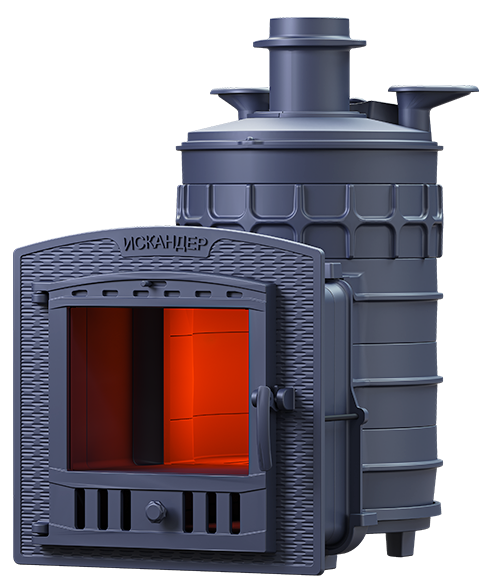 Чугунная печь для бани Искандер ЗК 25 (П2) - 0min