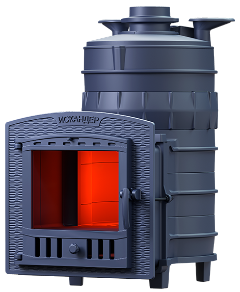 Чугунная печь для бани Искандер ЗК 25 (П2) Pro - 0min
