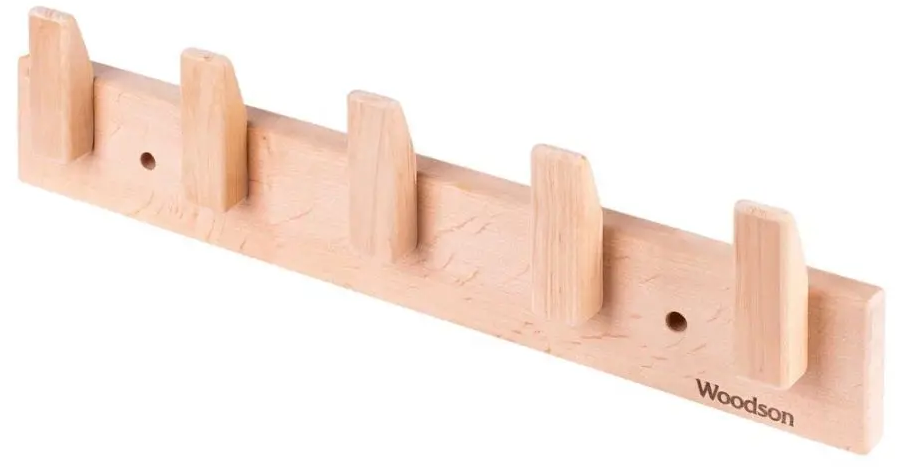 Вешалка Woodson D5, 5 креплений, ольха - 1min
