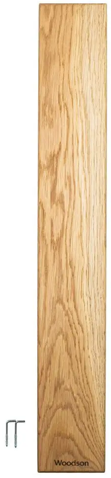 Светильник Woodson угловой со светодиодной лентой, дуб (24V) для бани - 0min