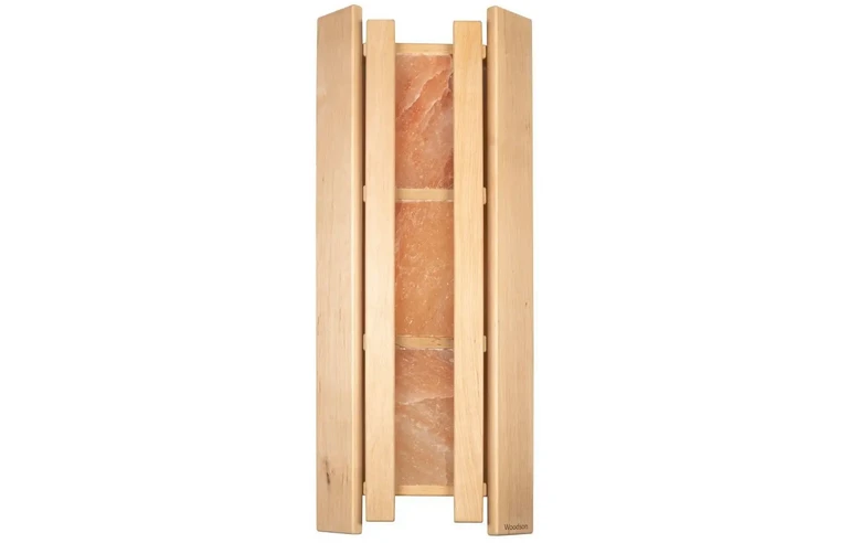 Абажур Woodson с гималайской солью 3 плитки, ольха 770*310 для бани