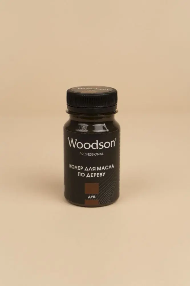 Колер для масла по дереву Woodson, дуб, 80мл - 1min