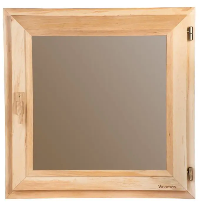 Окно Woodson 60*60, стекло бронза, ольха - 0min