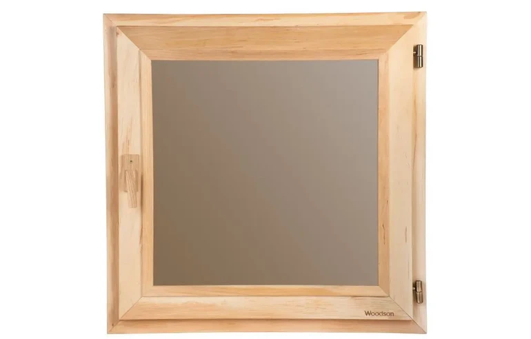 Окно Woodson 60*60, стекло бронза, ольха