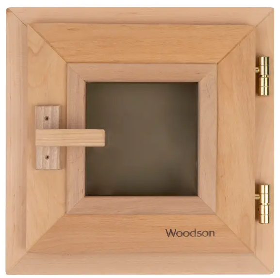 Окно Woodson 30*30, стекло бронза, ольха - 0min