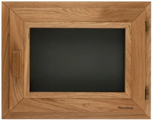Окно Woodson PRO 60*50, стекло GREY дуб, левое - 0min