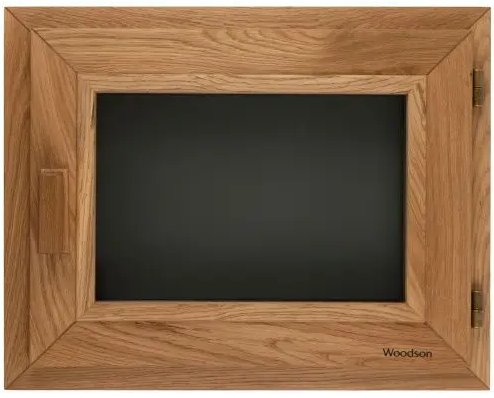 Окно Woodson PRO 60*50, стекло GREY дуб, правое - 0min