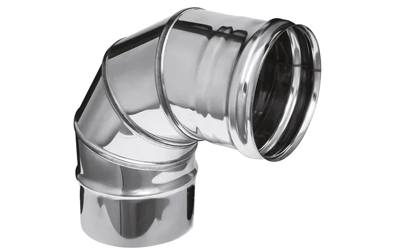 Ferrum GS колено 4 сек. угол 90&deg; (430/0,5мм) Ф80