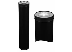 Ferrum Blackside сэндвич 1,0 м (430/0,8мм + нерж/эмаль) Ф115х200 Ceramics