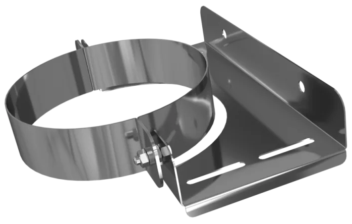 Ferrum стеновой хомут (AISI 430/1,0мм) Ф200 - 0min