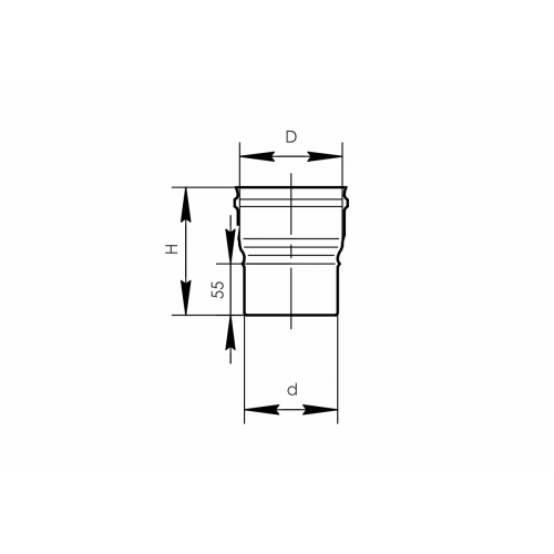 Ferrum переходник ПМ (430/0,5мм) Ф115П - 130М - 1min