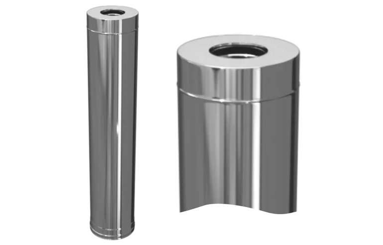 Ferrum HF Plus сэндвич 1,0 м (430/1,0мм + нерж.+ ceramics) Ф130х200