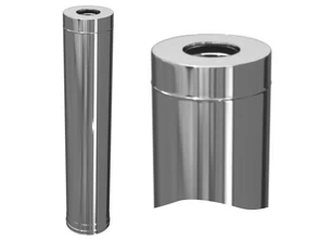 Ferrum HF Plus сэндвич 1,0 м (430/1,0мм + нерж.+ ceramics) Ф130х200