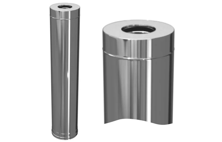 Ferrum HF Plus сэндвич 1,0 м (430/1,0мм + нерж.+ ceramics) Ф115х200