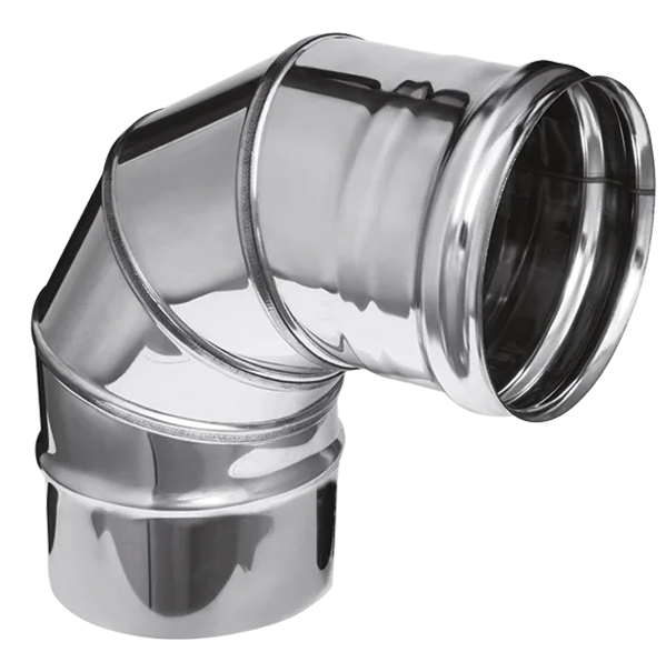 Ferrum HF Plus колено угол 90° (430/1,0мм) Ф150 - 0min