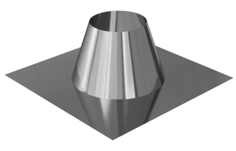 Ferrum крышная разделка прямая (430/0,5мм) Ф250