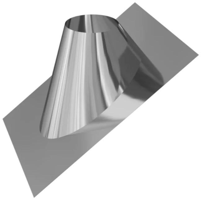 Ferrum крышная разделка угловая (430/0,5мм) Ф280 - 0min