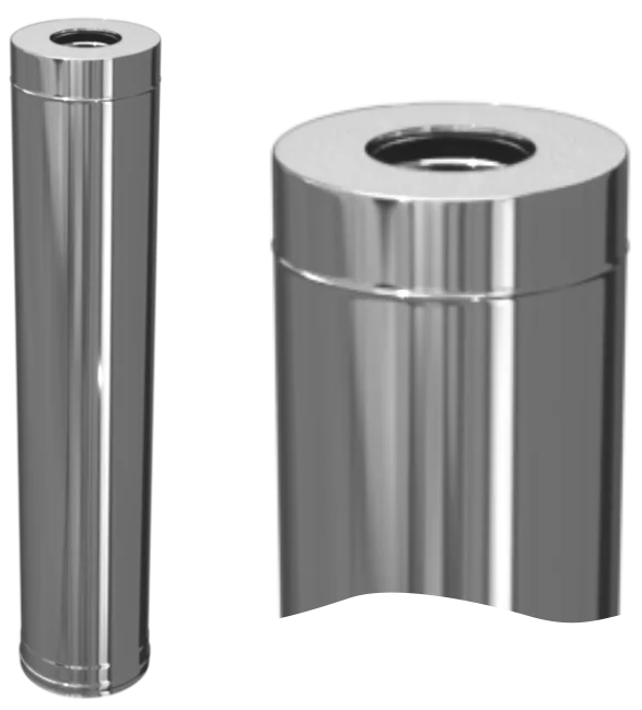 Ferrum Austenite HF сэндвич 1,0 м (304/0,8мм + нерж.+ ceramics) Ф150х210 - 0min