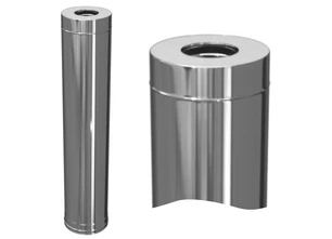 Ferrum Austenite HF сэндвич 1,0 м (304/0,8мм + нерж.+ ceramics) Ф150х210