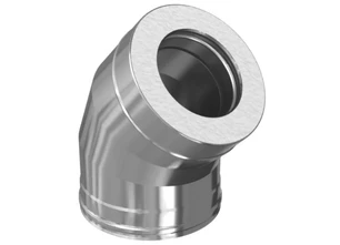 Ferrum Austenite HF сэндвич-колено 135° (304/0,8мм + нерж.+ ceramics) Ф115х200