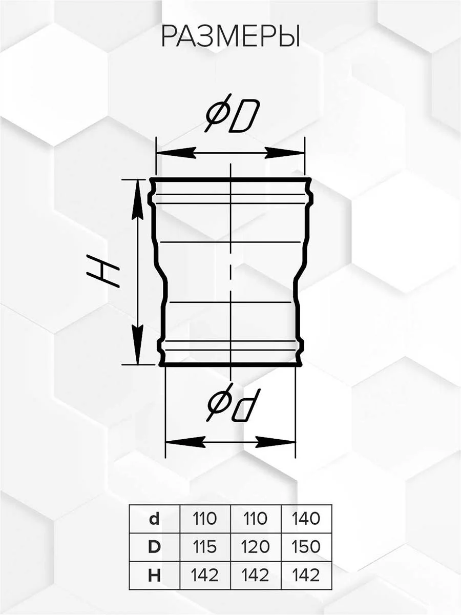 Craft HF-P переходник (316/0,8/эмаль) М110-М115 - 3min