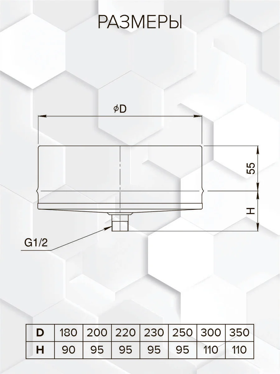Craft GS/HF-P конденс. д/сэнд внутренний (316/0,5/эмаль) Ф200 - 1min