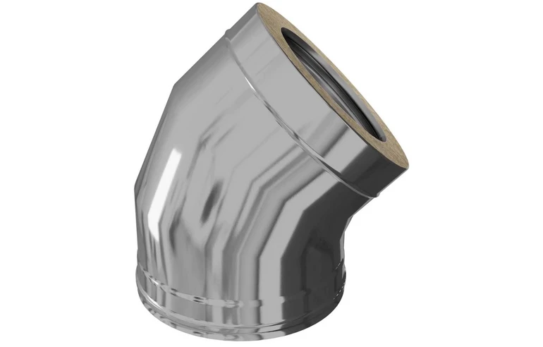 Craft HF-50 сэндвич-колено 45&deg; (316/0,8/304/0,5) Ф115х200