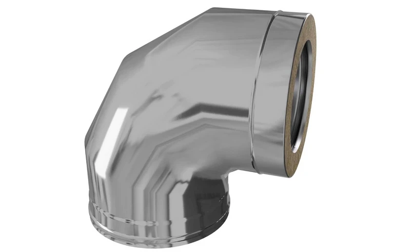 Craft HF-50 сэндвич-колено 90&deg; (316/0,8/304/0,5) Ф115х200