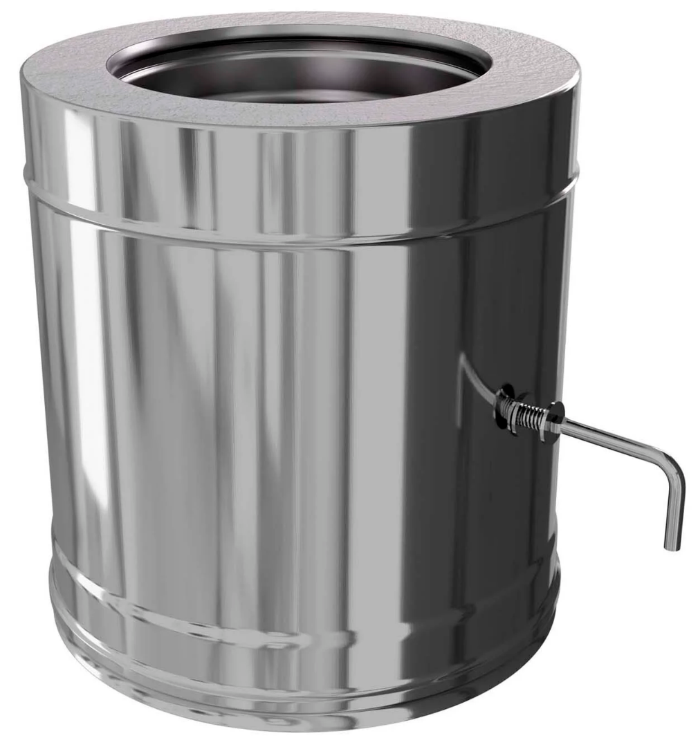 Craft HF-50B сэндвич-шибер (316/0,8/304/0,5) Ф115х200 - 0min