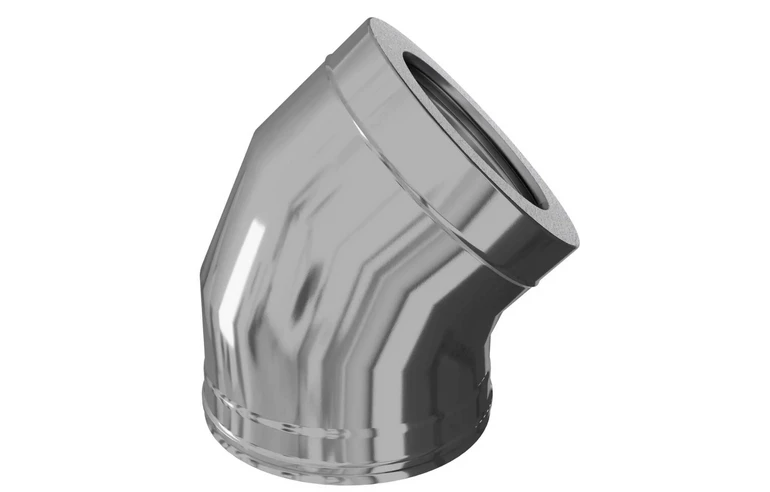 Craft HF-50B сэндвич-колено 45&deg; (316/0,8/304/0,5) Ф115х200