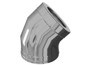 Craft HF-50B сэндвич-колено 45° (316/0,8/304/0,5) Ф150х250