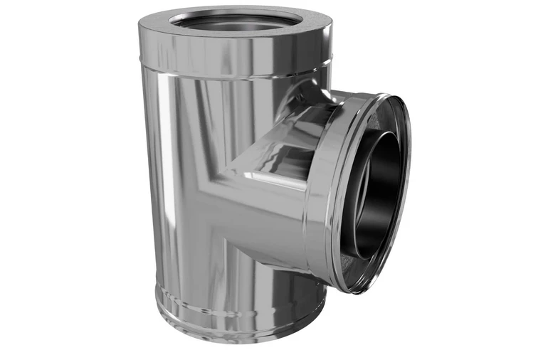 Craft HF-50B сэндвич-тройник 90&deg; (316/0,8/304/0,5) Ф115х200