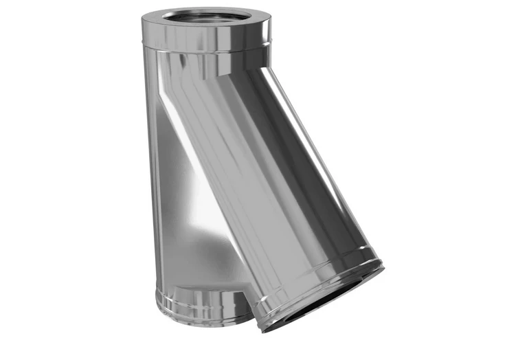 Craft HF-50B сэндвич-тройник 45&deg; (316/0,8/304/0,5) Ф150х250