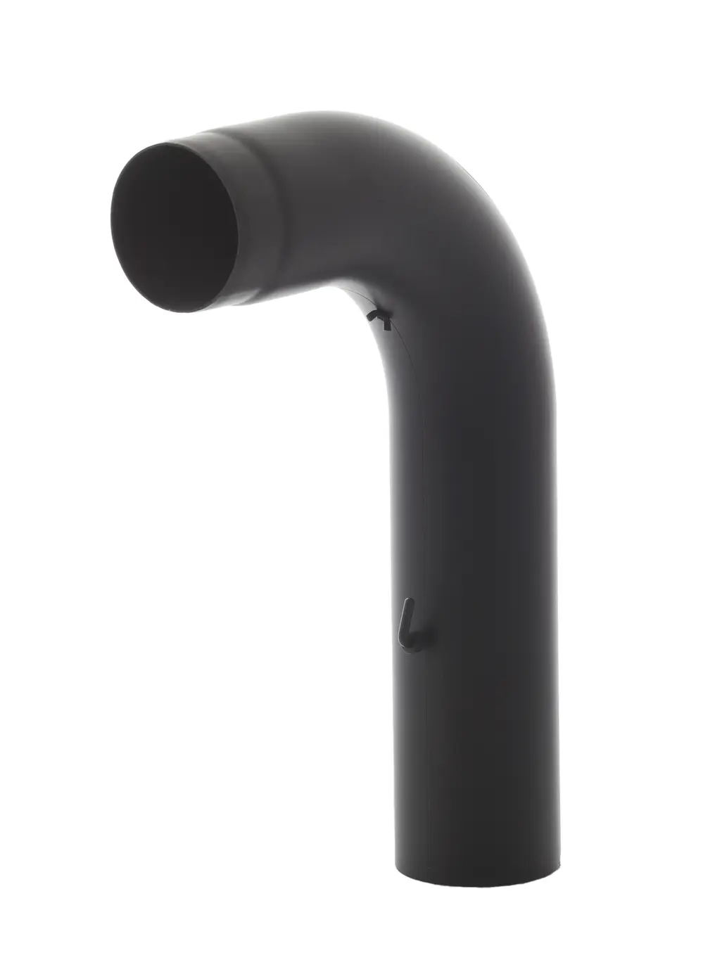 Darco колено высокое гнутое с шибером и ревизией 90° (DC01/2,0 мм) Ф130 - 1min